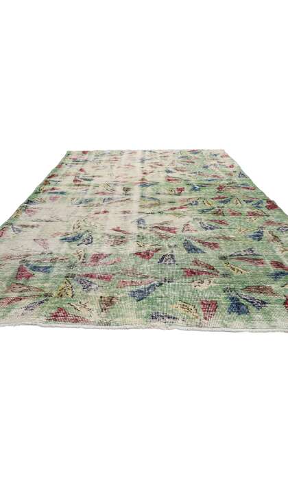 6 x 9 Zeki Muren Vintage Turkish Sivas Rug 52575