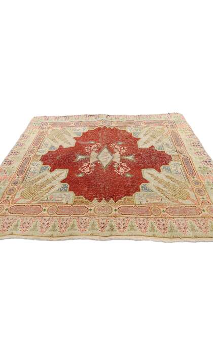 2 x 3 Vintage Sivas Silk Rug 52585