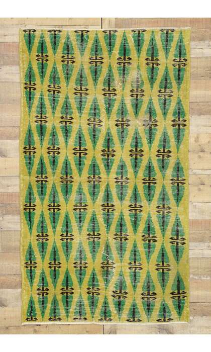 4 x 7 Zeki Muren Vintage Turkish Sivas Rug 52599