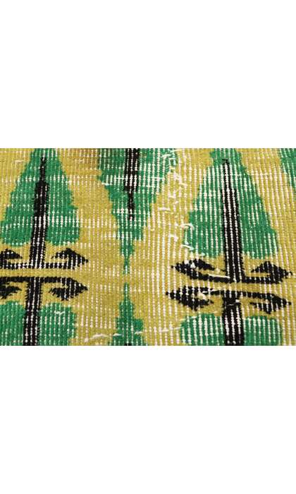 4 x 7 Zeki Muren Vintage Turkish Sivas Rug 52599