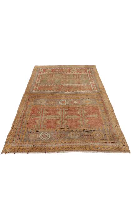 3 x 4 Antique Turkish Oushak Rug 52607