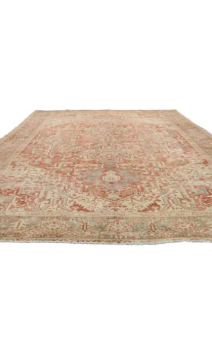 8 x 12 Vintage Heriz Rug 52668