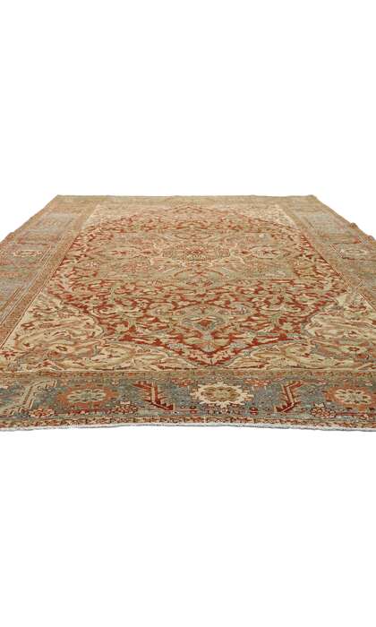 8 x 11 Vintage Heriz Rug 52670