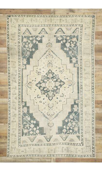 6 x 10 Vintage Oushak Rug 52673