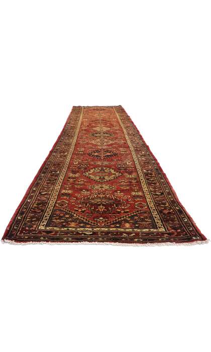 3 x 13 Vintage Persian Hamadan Runner 75364