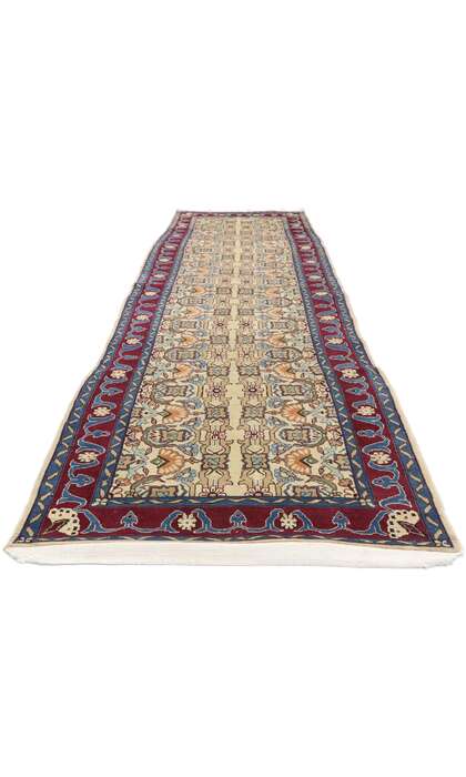 3 x 13 Vintage Yazd Rug 76575