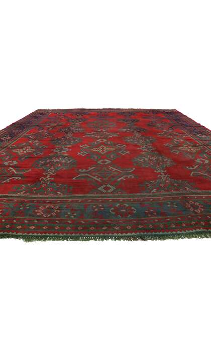 12 x 14 Antique Turkish Oushak Rug 76606