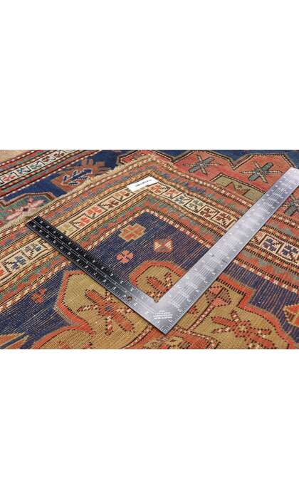 4 x 10 Antique Kazak Rug 77013
