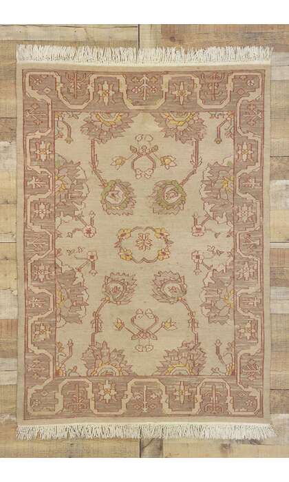 4 x 5 Vintage Soumak Rug 77380