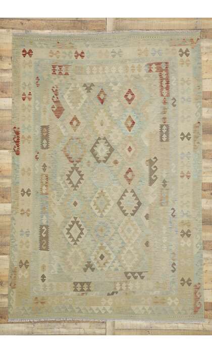 7 x 10  Vintage Afghan Kilim Rug 80118