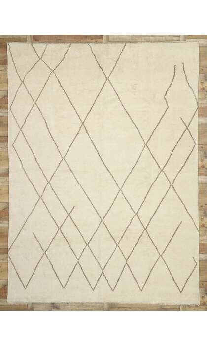 10 x 14 Modern Moroccan Area Rug 80541