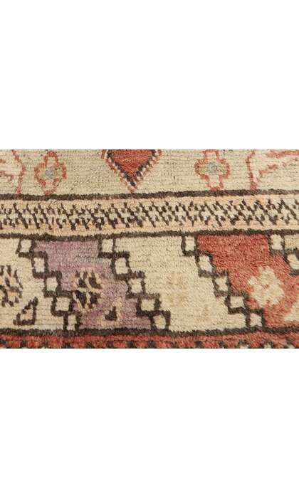3 x 7 Vintage Turkish Oushak Rug 50173