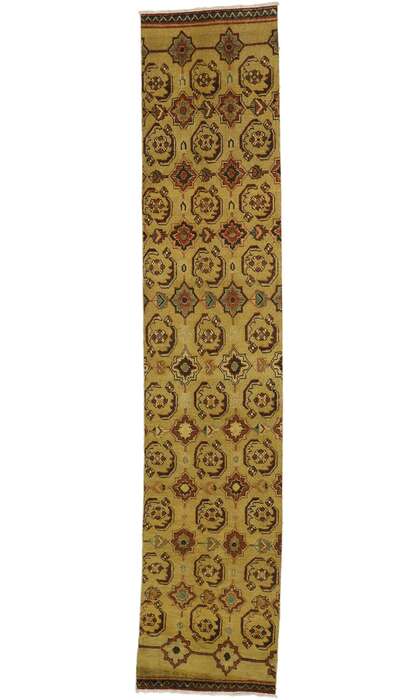2 x 12 Vintage Turkish Oushak Rug 50463
