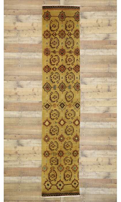 2 x 12 Vintage Turkish Oushak Rug 50464