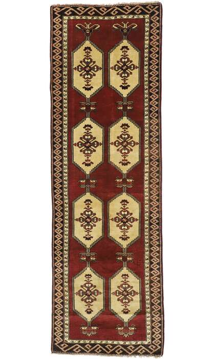 4 x 13 Vintage Turkish Oushak Rug 50470