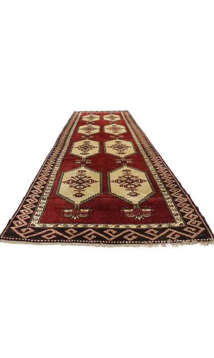 4 x 13 Vintage Turkish Oushak Rug 50470