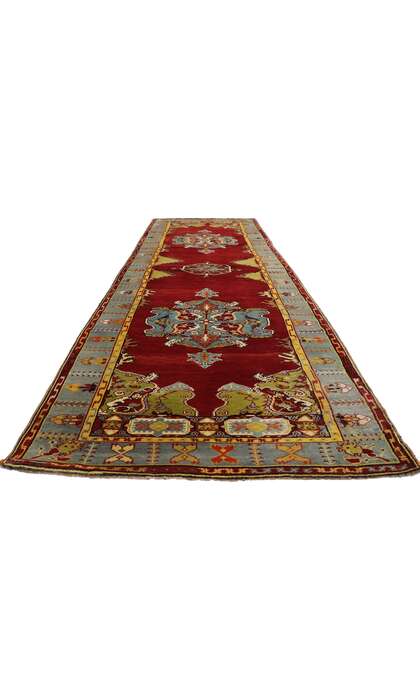 4 x 12 Vintage Oushak Rug 50587