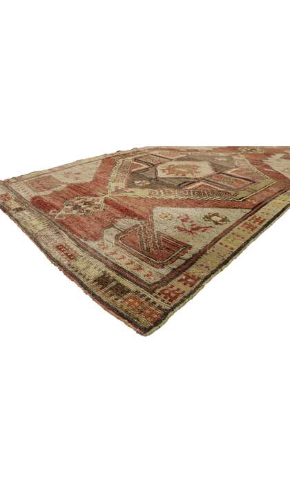 4 x 12 Vintage Turkish Oushak Rug 50645
