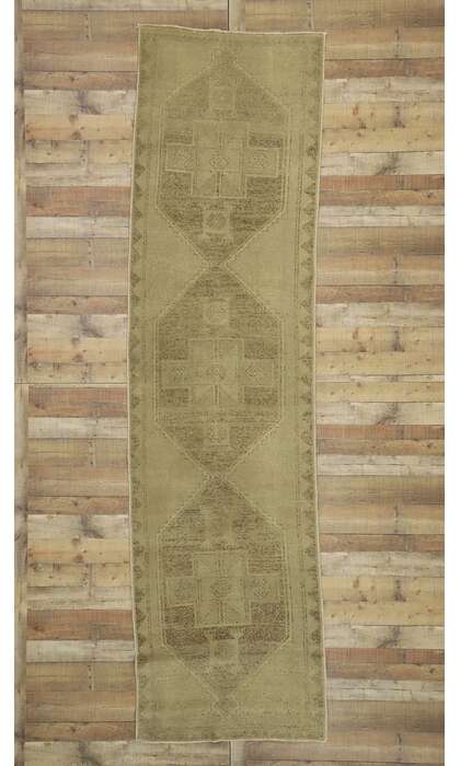 3 x 13 Vintage Turkish Oushak Rug 50830