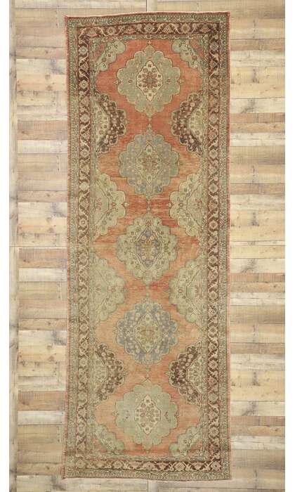5 x 13 Vintage Oushak Rug 51142