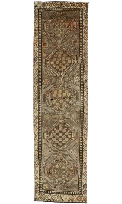 3 x 11 Vintage Turkish Oushak Rug Runner 52056