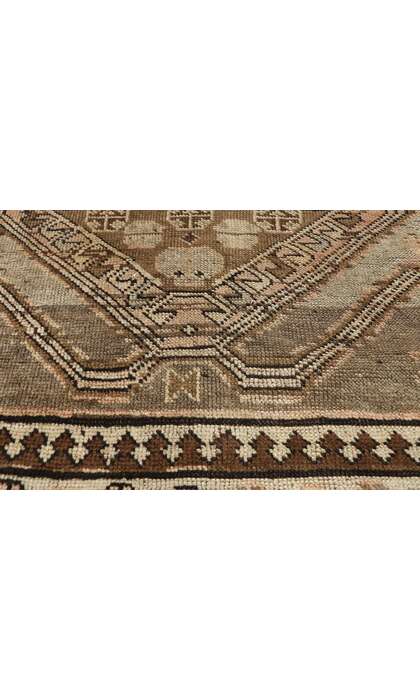3 x 11 Vintage Turkish Oushak Rug Runner 52056