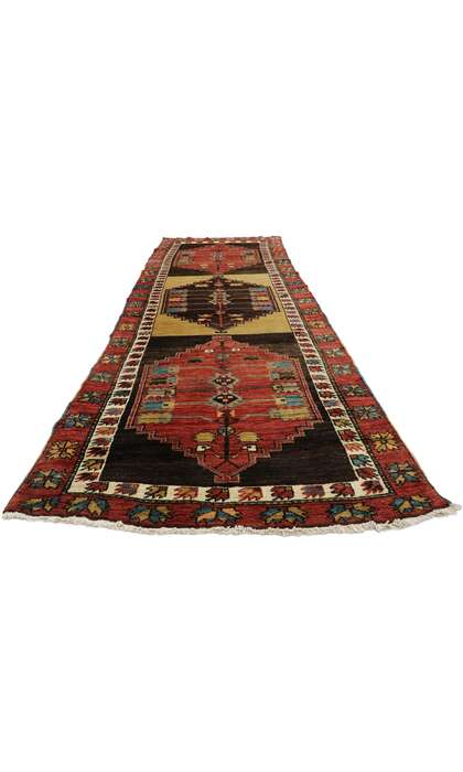4 x 11 Vintage Oushak Rug 52146