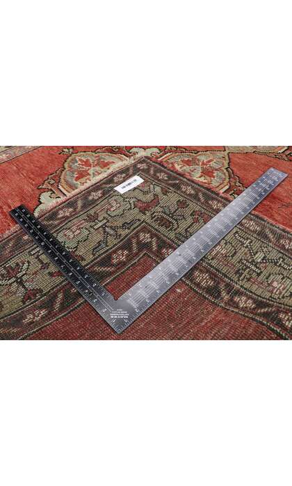 4 x 11 Vintage Turkish Oushak Rug 52178