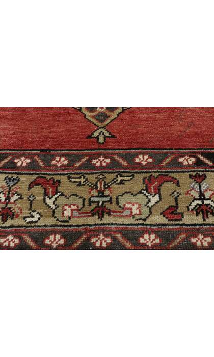 4 x 11 Vintage Turkish Oushak Rug 52178