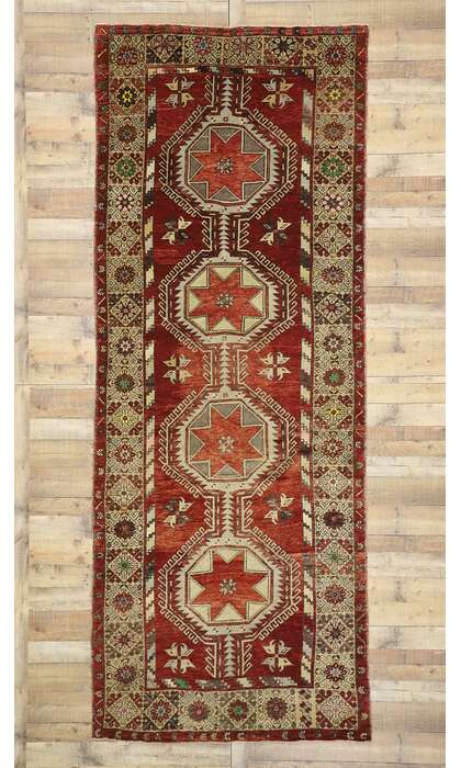 5 x 13 Vintage Oushak Rug 52249