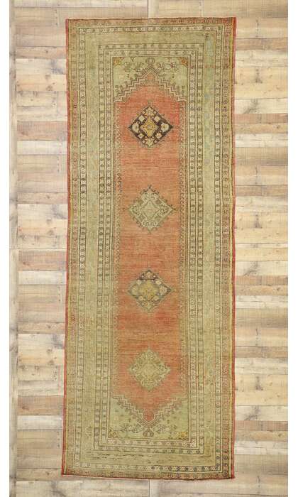 5 x 13 Vintage Oushak Rug 52250