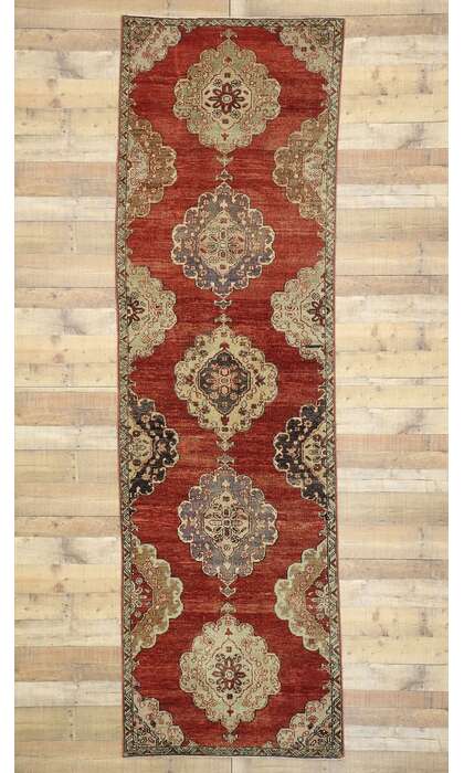 4 x 12 Vintage Oushak Rug 52251