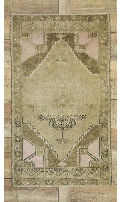 3 x 5 Vintage Turkish Kars Rug 52701