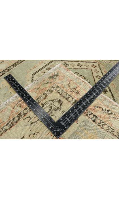 3 x 9 Vintage Turkish Oushak Rug 52703