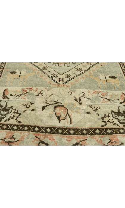 3 x 9 Vintage Turkish Oushak Rug 52703