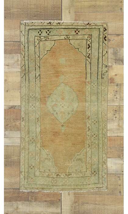 2 x 4 Vintage Oushak Rug 52714