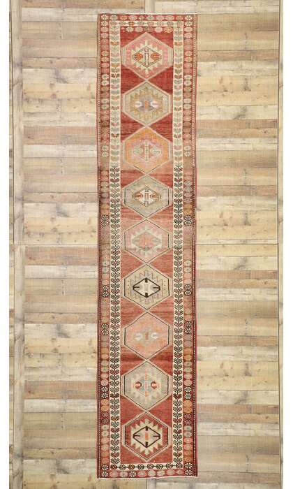 3 x 14 Vintage Oushak Rug 52716