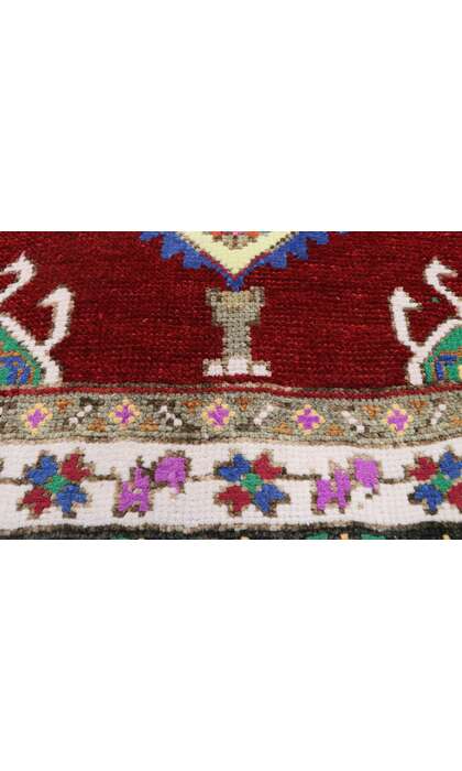 3 x 13 Vintage Turkish Oushak Rug Runner 52718