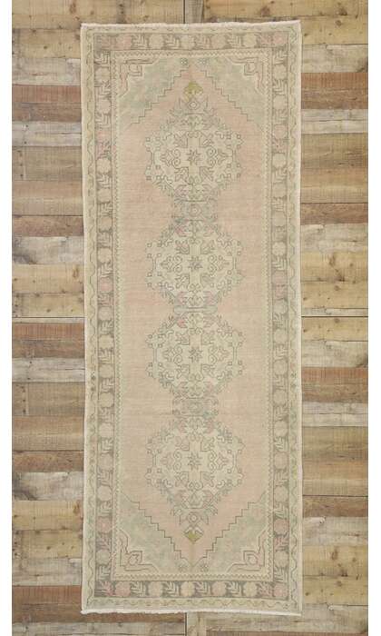 3 x 9 Vintage Oushak Rug 52720