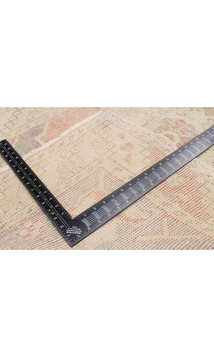 3 x 10 Vintage Turkish Oushak Rug Runner 52721