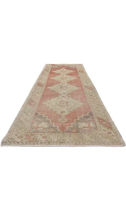 3 x 10 Vintage Turkish Oushak Rug Runner 52721