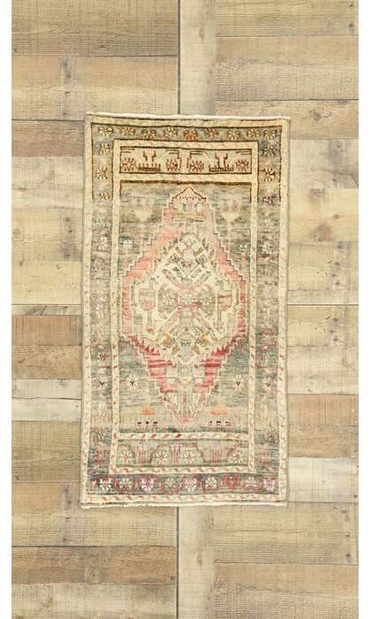 2 x 3 Vintage Oushak Rug 52722