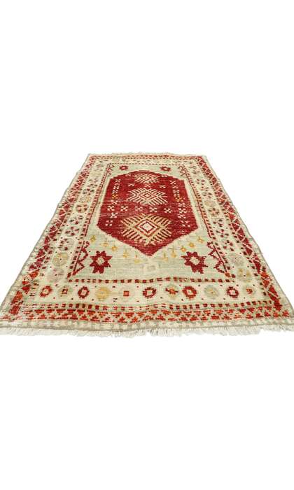 2 x 4 Vintage Oushak Rug 52723