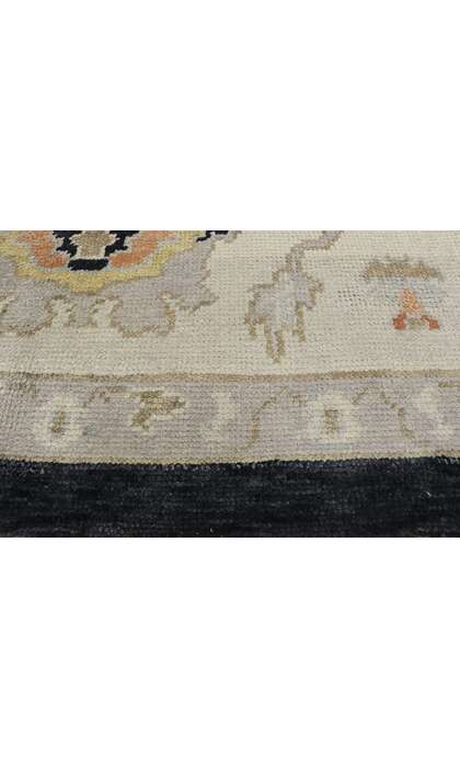 11 x 15 Black Turkish Oushak Rug 52737