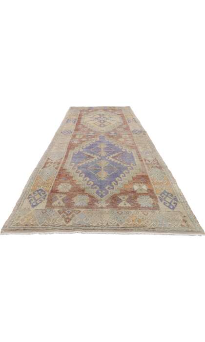 4 x 11 Vintage Oushak Rug 52740