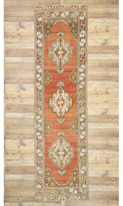4 x 13 Vintage Oushak Rug 52741