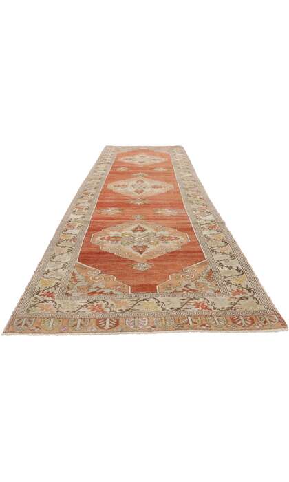 4 x 13 Vintage Oushak Rug 527424 x 13 Vintage Oushak Rug 52742