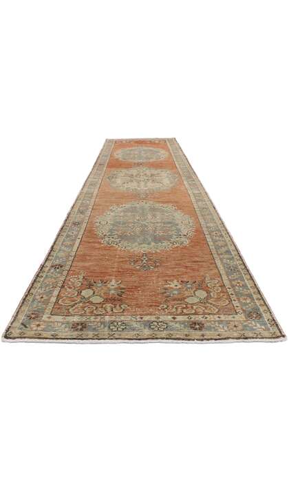 3 x 14 Vintage Turkish Oushak Rug 52745