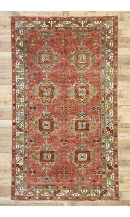 6 x 10 Vintage Oushak Rug 52751