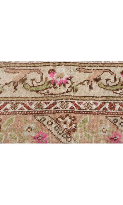 4 x 13 Vintage Turkish Oushak Rug 52758